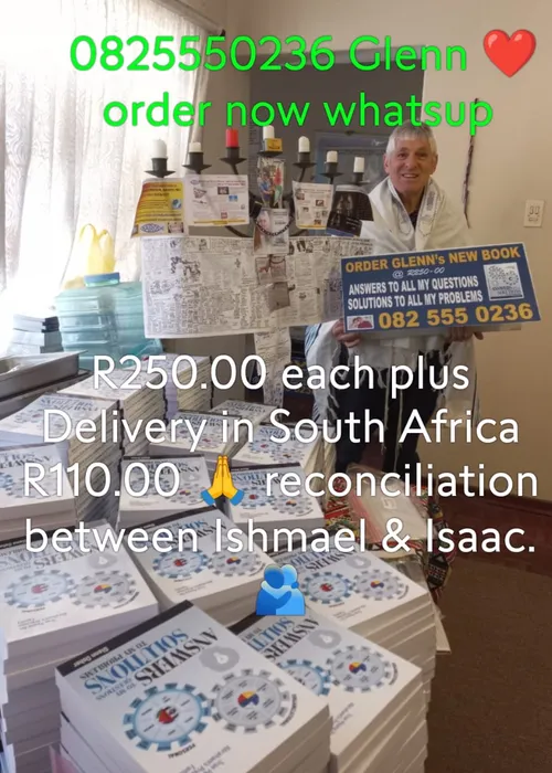 Glenn Osher with his book - Answers to My Questions, Solutions to My Problems